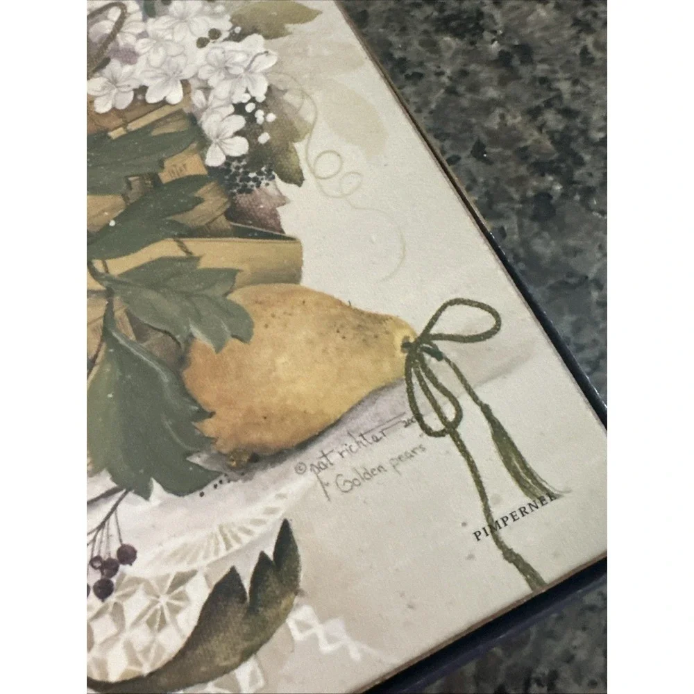 Pimpernel Cork Backed Placemats Set of 4 Floral Basket  Assorted